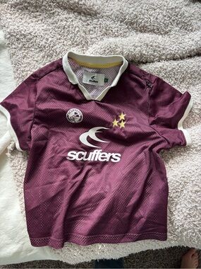 Scuffers Women's Maroon Short Sleeve Jersey
